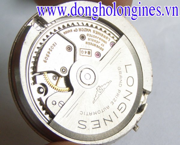 Dong ho Longines Admiral 14k Gold White Solid Automatic Cal 340