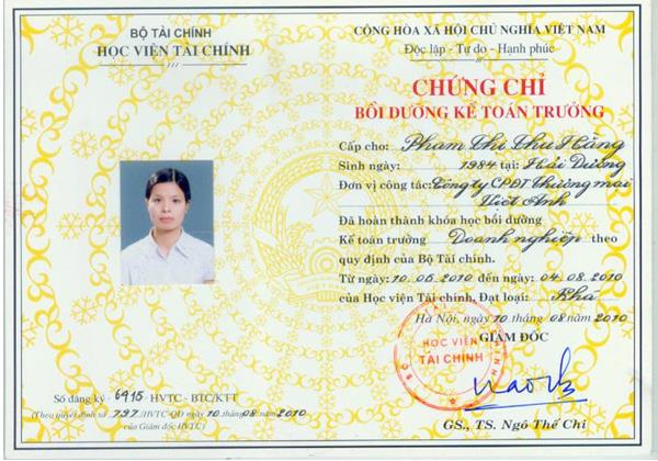 Dao tao ke toan truong doanh nghiep va ke toan truong don vi hanh chinh su nghiep 0946868905