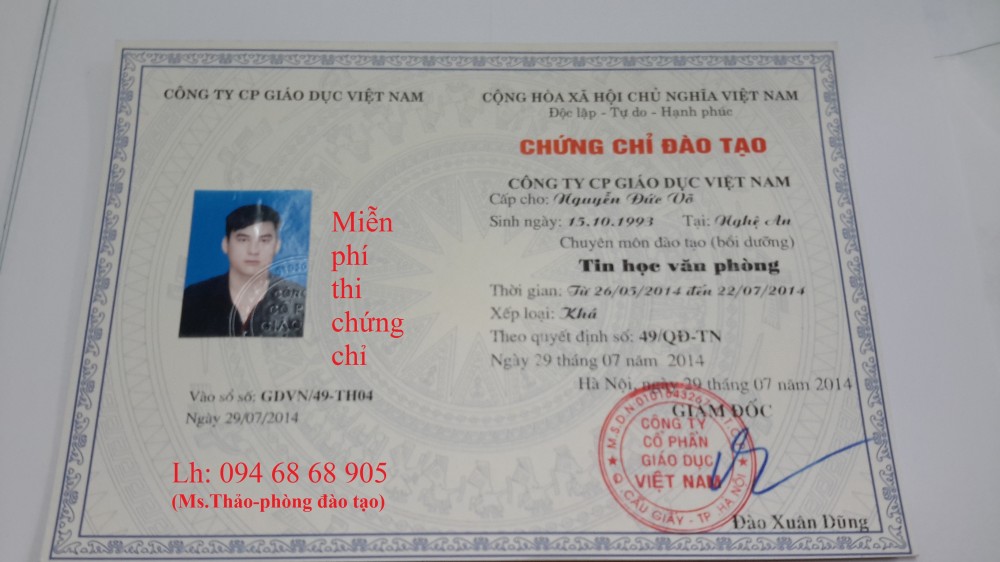 dao tao tin hoc van phong cap toc lh0943 468 499Thao