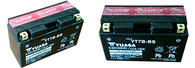 Ac quy Yuasa YT7B 12V 68Ah cho xe may tay ga