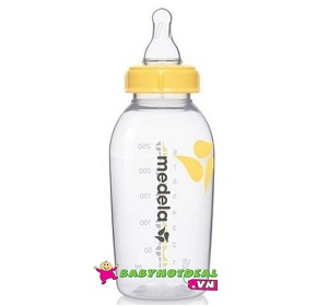 Binh sua Medela num vu nhua PP 250ml va 150ml