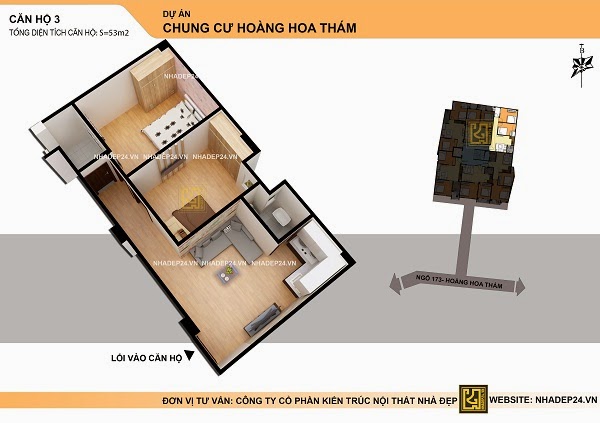 chung cu mini hoang hoa tham o ngay 50m2 gia re bat ngo