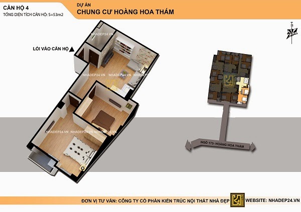 chung cu mini hoang hoa tham o ngay 50m2 gia re bat ngo