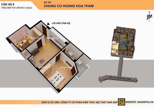 chung cu mini hoang hoa tham o ngay 50m2 gia re bat ngo