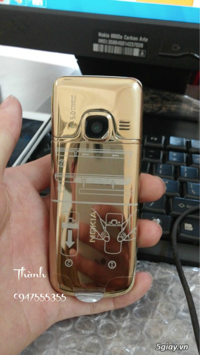 Chuyen Ban Nokia 8800 Dang Cap Qua Tang_8800 Gold Arte_Carbon Arte_Sapphire Arte_6700 Gold