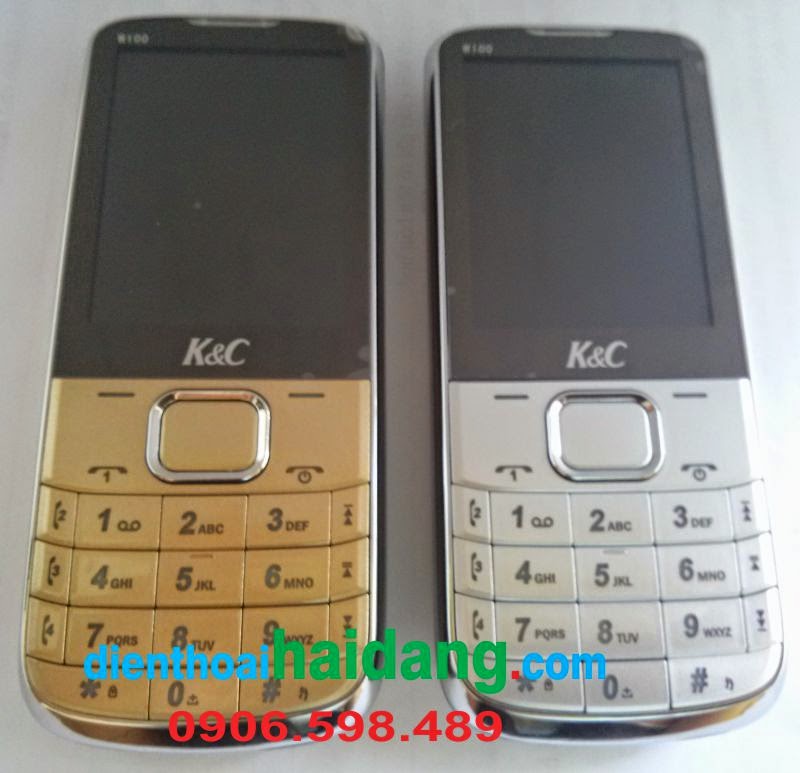 Dien thoai 4 sim 4 song W100 pin trau bo 3800 mAh