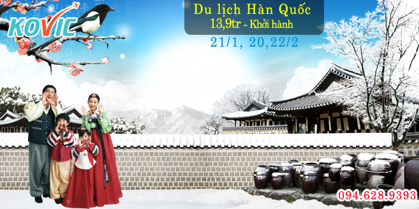 Du lich Han Quoc gia re Chat luong Vang tu Kovictravel