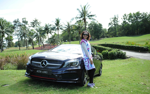 Ghi diem HIO nu golf thu doat xe Mercedes o giai VGM Tournament 2014