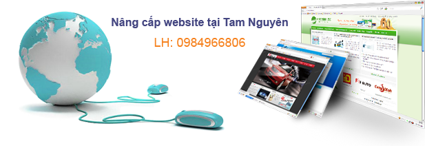 Nang cap website