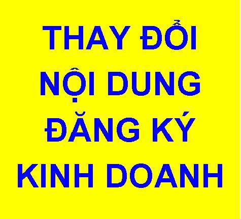 Nhung dieu can biet khi thay doi noi dung dang ky kinh doanh