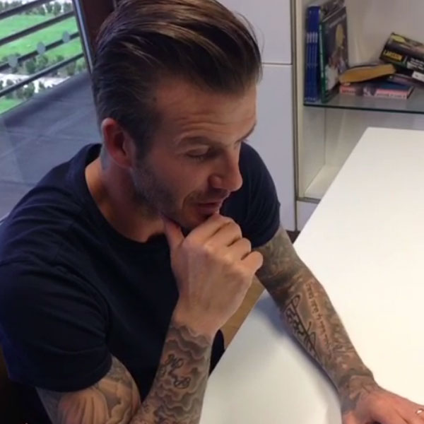 Nhung hinh xam day me hoac cua David Beckham