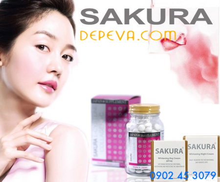 Vien uong tri nam Sakura LCystine Collagen C