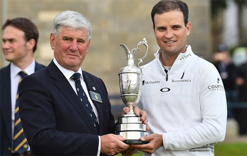 Zach Johnson vo dich The Open