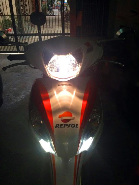 Vision duoc son lai mau trang voi phong cach Repsol tuyet dep