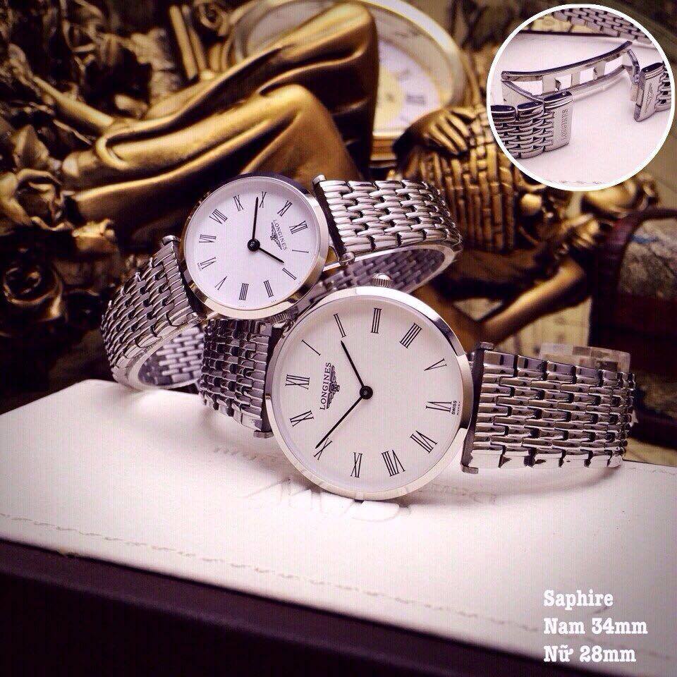 Dong Ho Cap Longines Kinh Saphire Gia Re