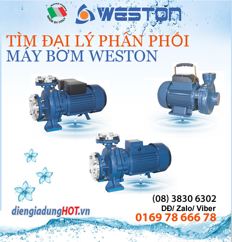 Ra mat may bom nuoc WESTON cong nghe Y