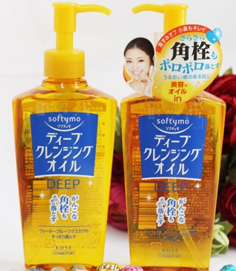 Dau tay trang Kose softymo deep cleansing oil