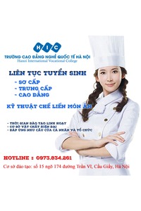 tuyen sinh so cap trung cap cao dang nghe ky thuat che bien mon an