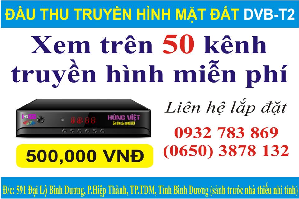 Dau thu truyen hinh ky thuat so chinh hang DVBT2