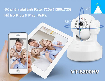 Camera giam sat wifi VT 6200HV hinh anh HD 720P