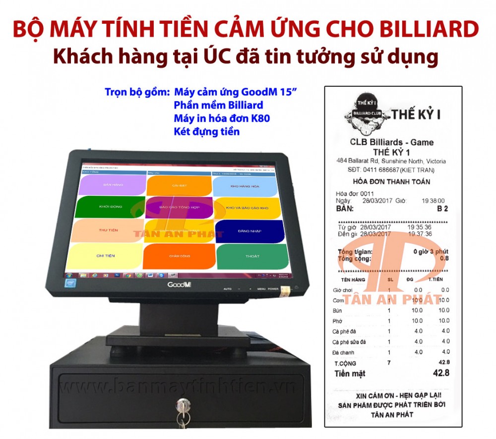 May cam ung tinh tien tinh gio cho quan Bida 0903742476