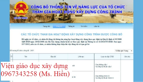Tai sao can dang tai thong tin nang luc nha thau len website cua bo xay dung