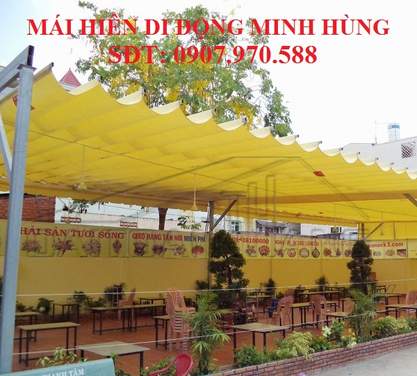 Lam mai hien xep di dong che quan cafe Huyen Binh Chanh